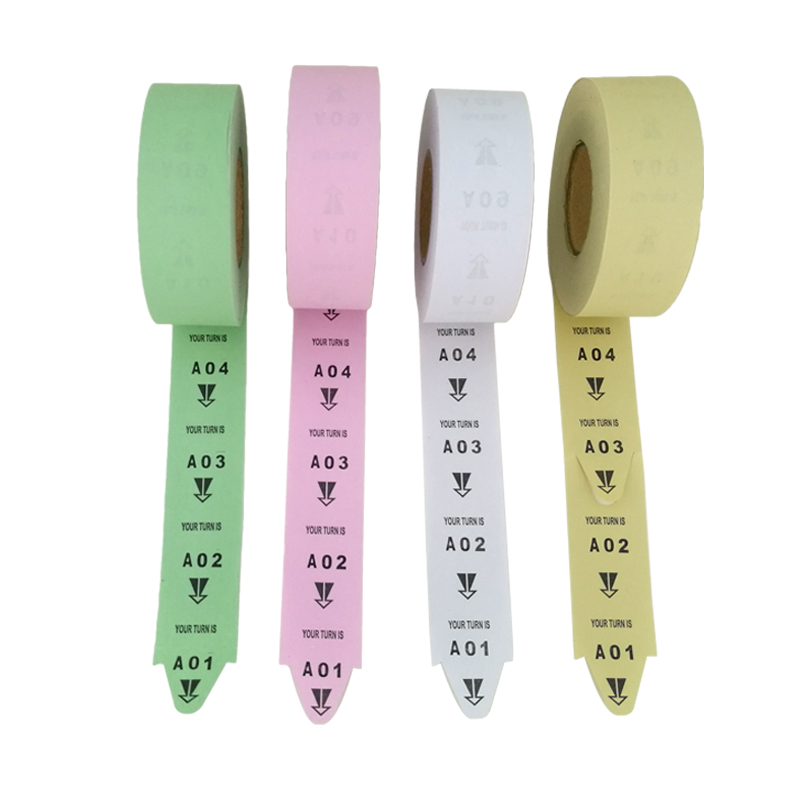 Ticket Dispenser Take A Number Machine with Paper Roll A00-E99 for Queue Management System Turno O Matic Lable Ticketing