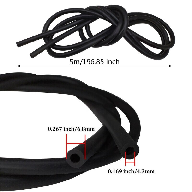 Kit de réparation de tuyau de lave-glace, 50lc, 5m, tuyau isolant universel pour lave-glace automobile