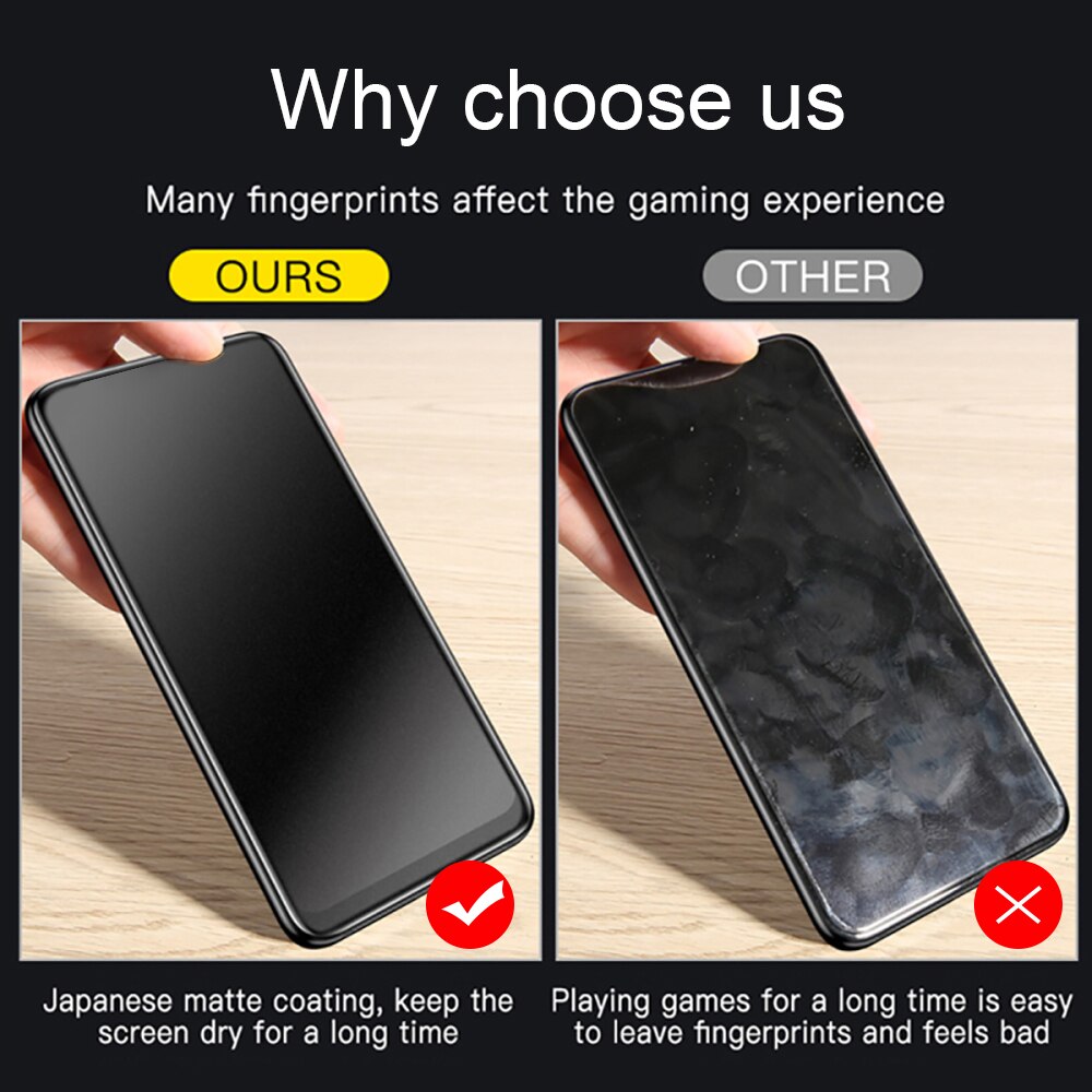 2 stuks matte gehard glazen screenprotectors voor xiaomi redmi note 9, 10 pro, redmi note 9t, 9s , 8, 8t, 9a, 9c 8a, 7 7a screenprotector, matte folie