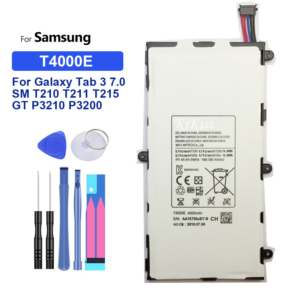 Batería para tableta Samsung Galaxy Tab 3, Tab3, 7,0, SM-T210, T211, T215, T217, T2105, T210, T217A, SM-T210R, P3210, P3200