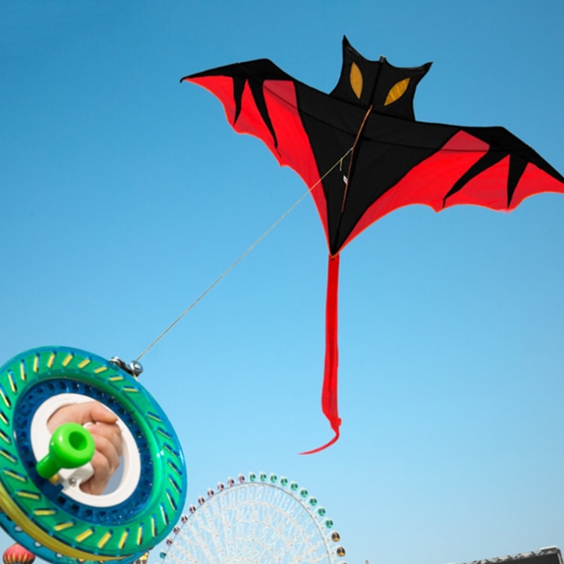 Ikke med dragesnor 61 tommer flagermus glente/fugledrager udendørs drager flyvende legetøj simulering cool flagermus glente