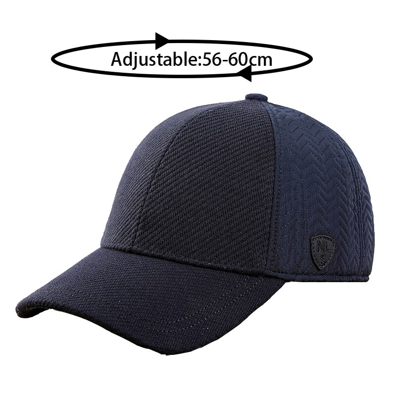 Männer winter baseball hut mit ohrenklappen papa halten warme gorras verdicken gehörschutz ausgestattet hysteresenkappe шапка зимняя мужская