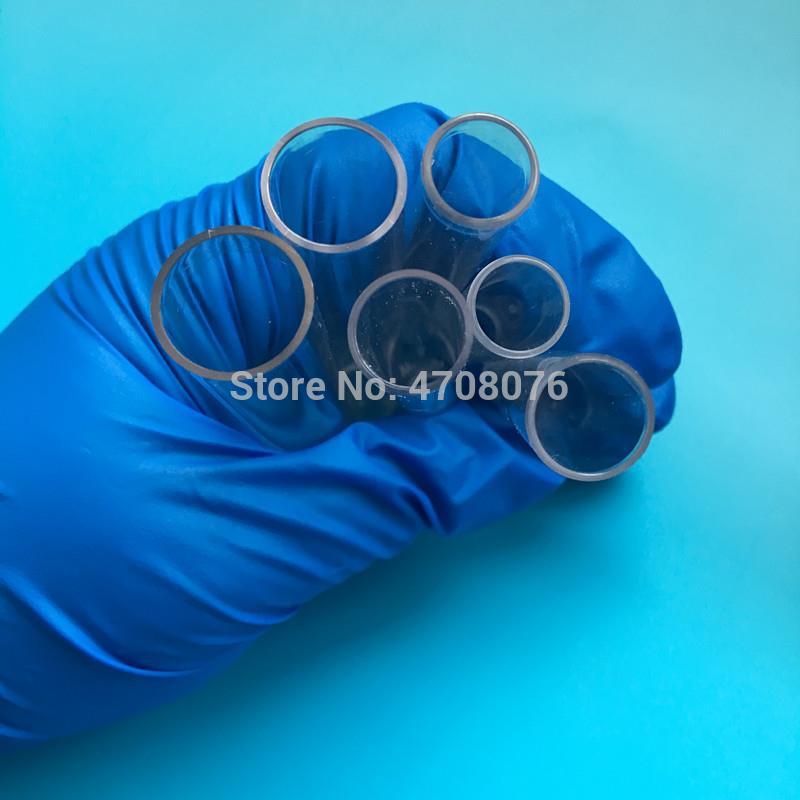 Tube à essai en plastique sans bouchon, tube de laboratoire transparent à fond rond, matériel PS, matériel de laboratoire pour expérience scientifique, 12x75mm, 100 pièces/lot