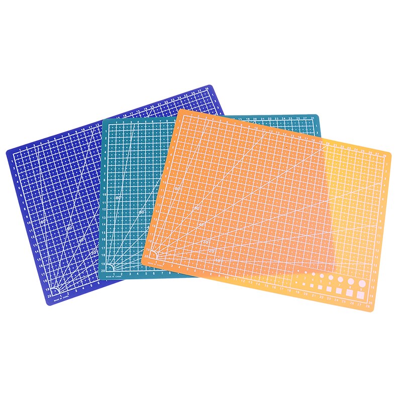 30*22cm A4 Grid Lines Self Healing Cutting Mat Craft Card Fabric Leather Paper Board