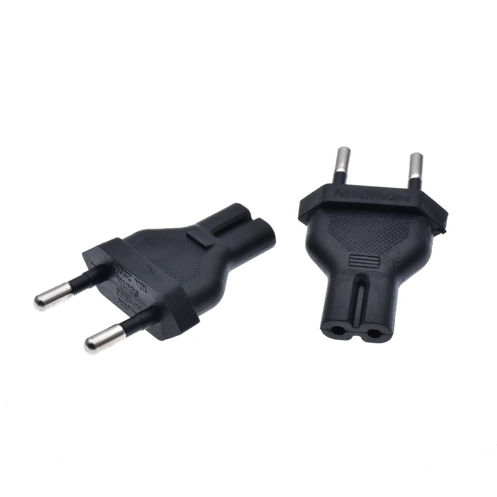 Eu Om IEC320 C7 Conversie Plug, Europese 2 Pin Iec 320 C7 Ac Adapter Plug