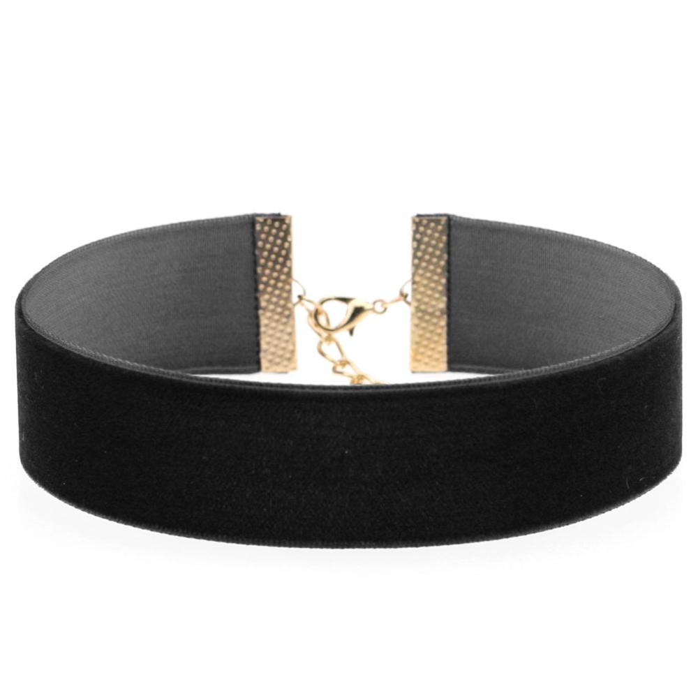 Eenvoudige Punk Zwart Rood Fluwelen Choker Ketting Gothic Ronde Touw Chocker Vintage Hals Sieraden Voor Vrouwen