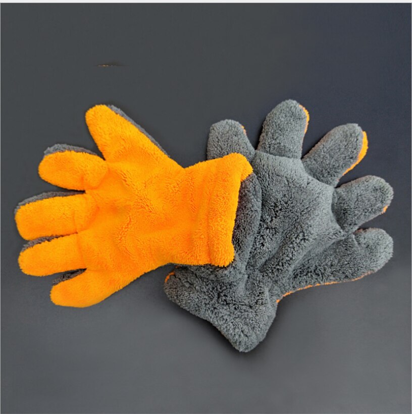 1 Pc Ultra-Luxe Microfiber Car Wash Handschoenen Car Cleaning Tool Thuisgebruik Multifunctionele Borstel Detaillering