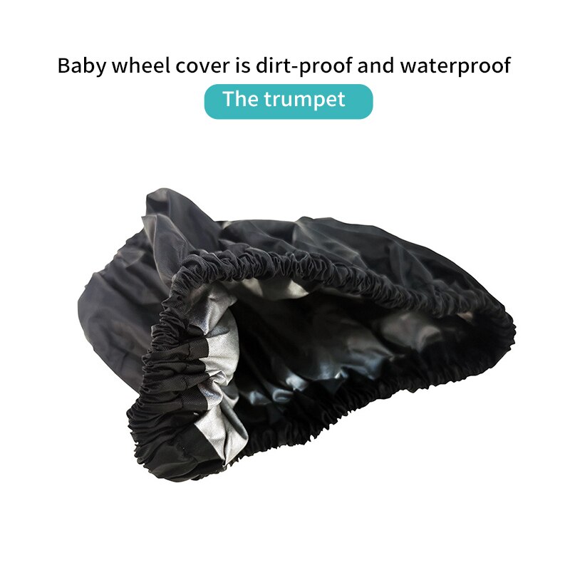 1pc Baby Stroller Wheel Cover Stroller Accessories Pram Buggy Wheel Cover Anti Dust Oxford Cloth Reusable Stroller Wheel Cover: Small