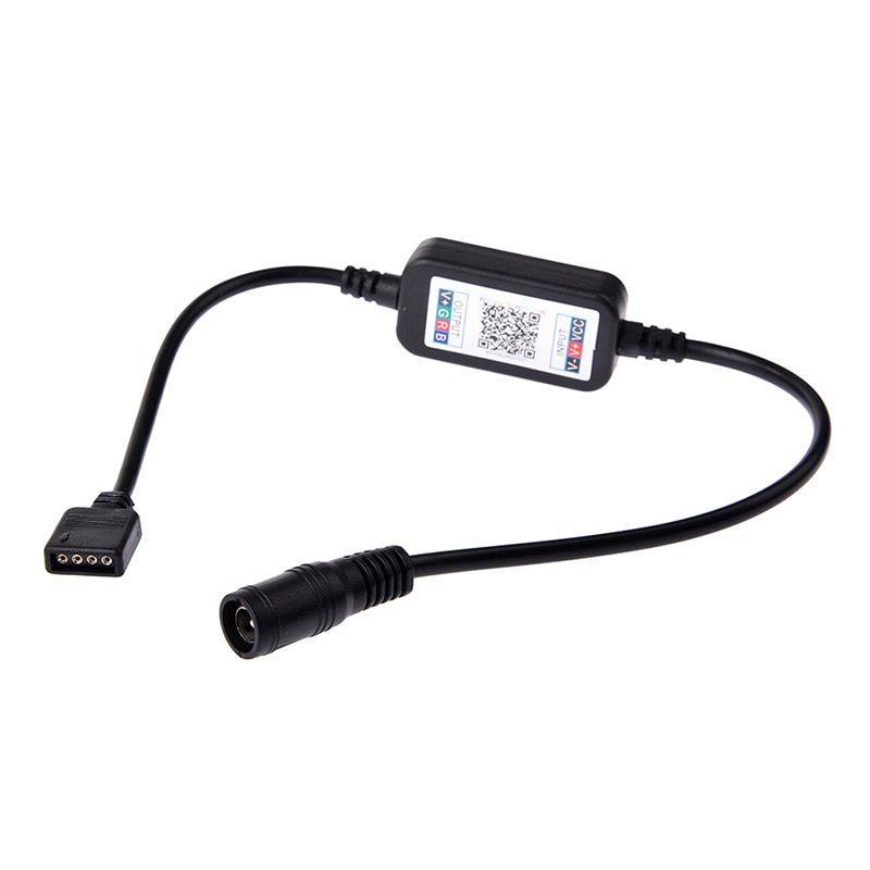 LAIDEYI DC 5V-24V Bluetooth LED Light Controller Mini Wireless Dimmer 3 Channel RGB Led Controller For RGB LED Strip Light