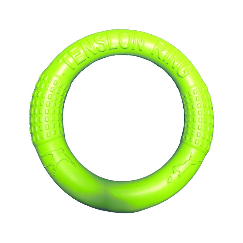 Haustier Fliegenden Scheiben Hund Ausbildung Ring Abzieher Beständig Biss Schwimm Hund spielzeug Interaktive Spiel Spielen Produkte Liefern: Grün