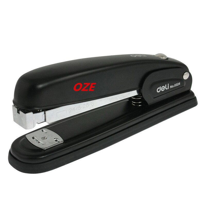 1PCS Office School Black 24/6 Staples Paper Stationery Stapler