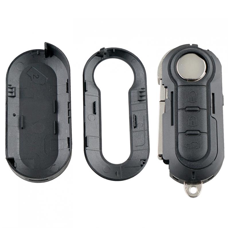 3 painiketta auto auton avain kaukosäädin taitettava kotelon vaihto sopii fiat 500 doblo ducato panda punto peugeot