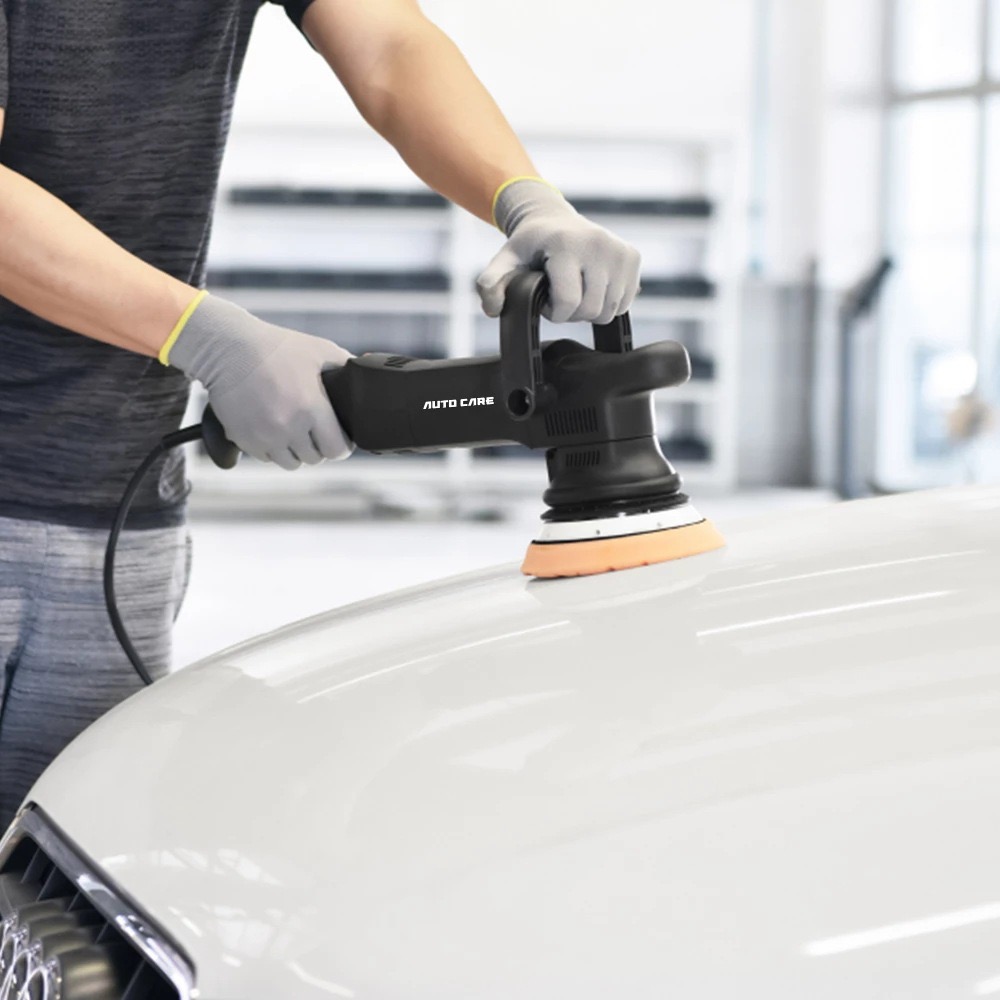 700W Car Polishing Machine 6-inch Disc Double Action Automatic Shock Polishing Machine 6-Speed Speed Polishing Waxing Machine
