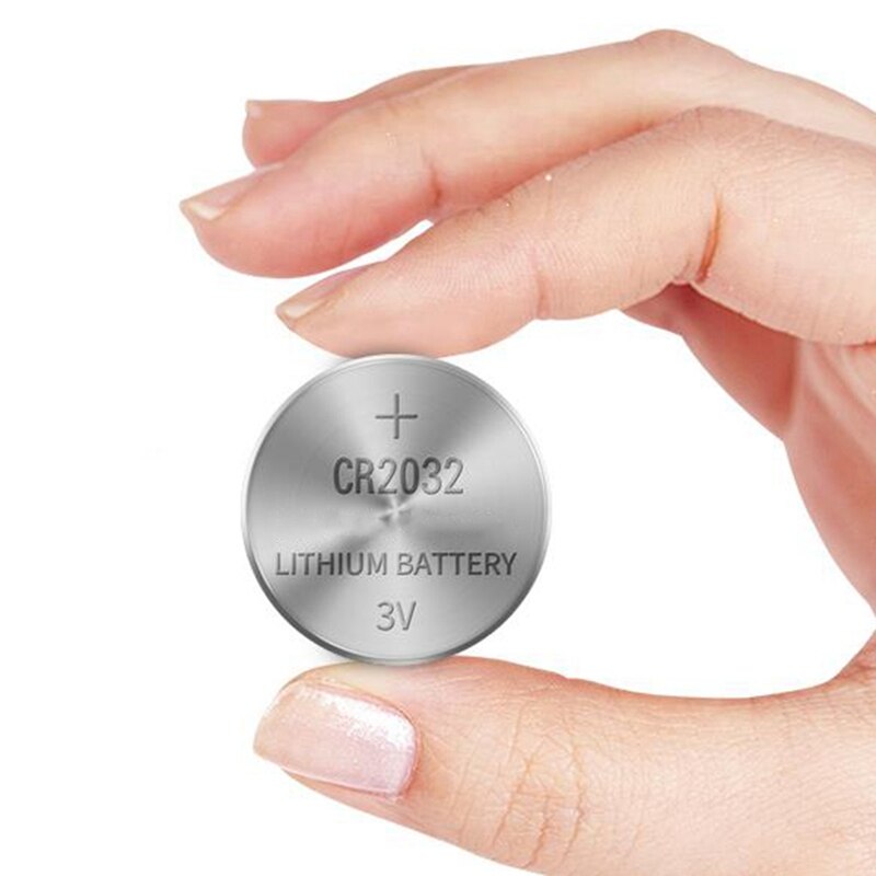 Pila de botón Cr 2032 para relojes de juguete, Control remoto, calculadora, ordenador, 10 Uds. CR2032