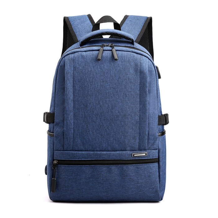 FengDong waterproof school bags for boys usb book bag teen girl school backpack schoolbag kids back pack laptop bags for men: blue