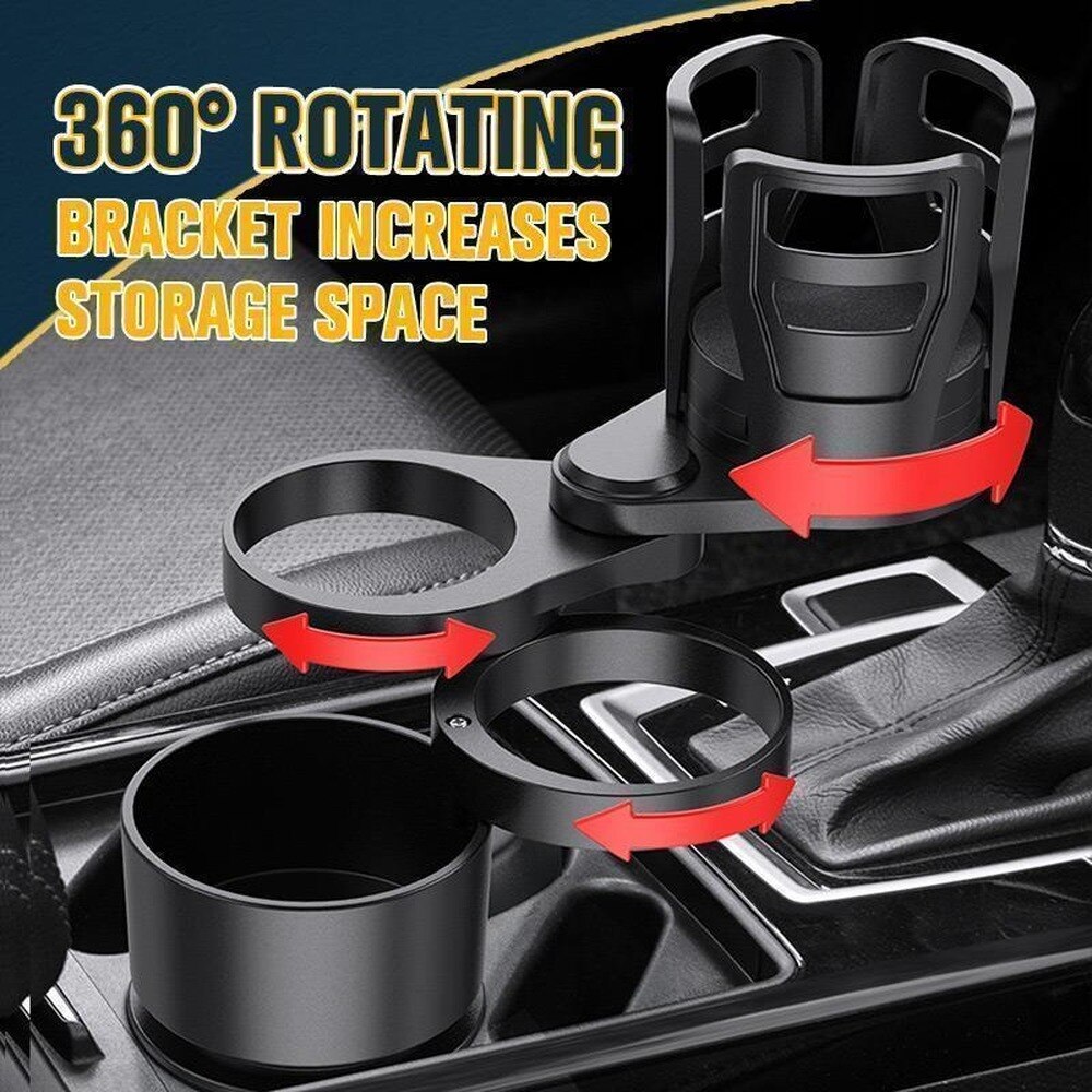 4 In 1 Multifunctional Adjustable Car Cup Holder Expander Adapter Base Tray Car Drink Cup Bottle Holder AUTO Car Stand Organizer