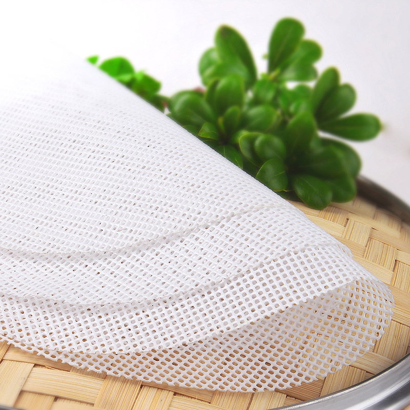 1Pc Non-Stick Steamer Mat Dim Sum Tool Food Grade Silicone Kitchen Under Steamers Mat Cooking Accessories Eco-friendly Cookware