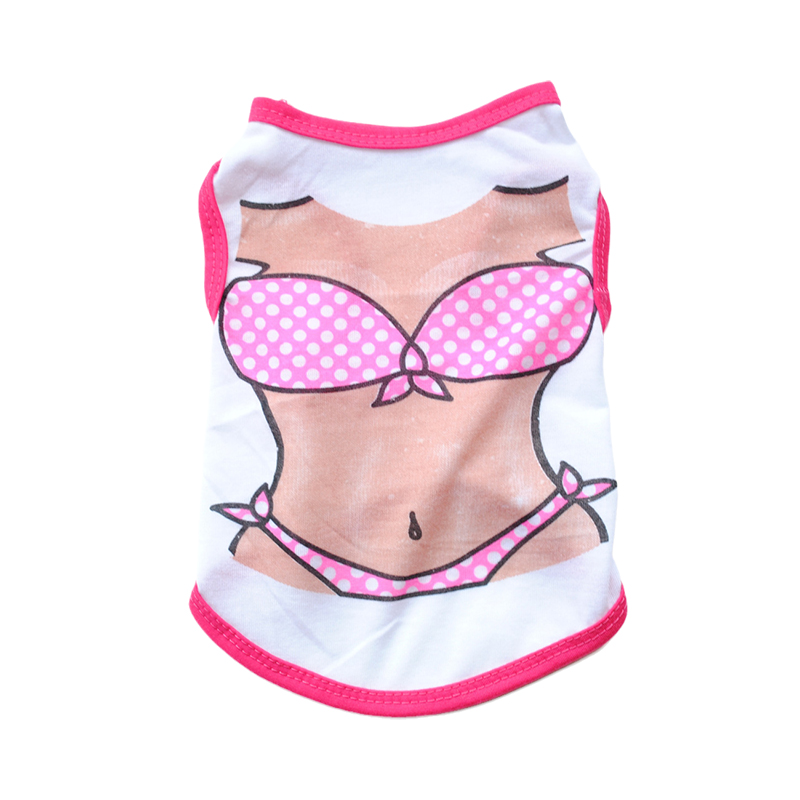 Sphynx-ropa de verano para mascotas, 100% algodón, chaleco con estampado fresco y transpirable, pijamas para gatos y cachorros: XS-suit 0.6-1.2kg / 7