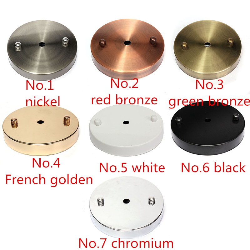 100mm/105mm/120mm Buchse Lampe Basis Halfter Decke Baldachin Wandleuchte Montieren LED Basis Jahrgang anhänger Licht Lampe Rabatt Basis