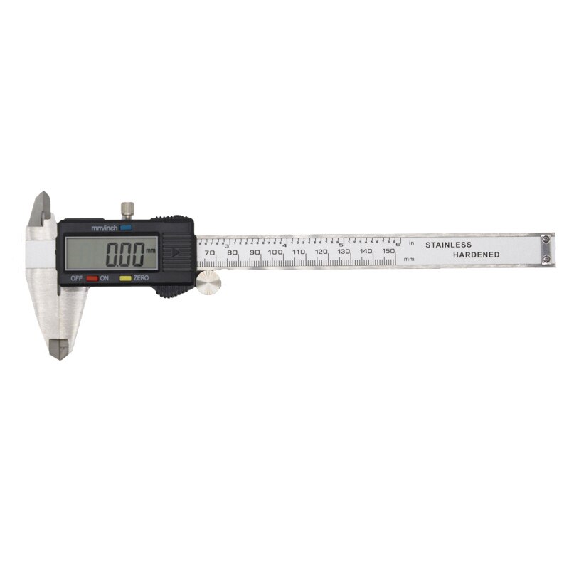 6 inch LCD digital caliper 0-150mm electronic stainless steel vernier caliper metal measuring tools Gauge: a caliper