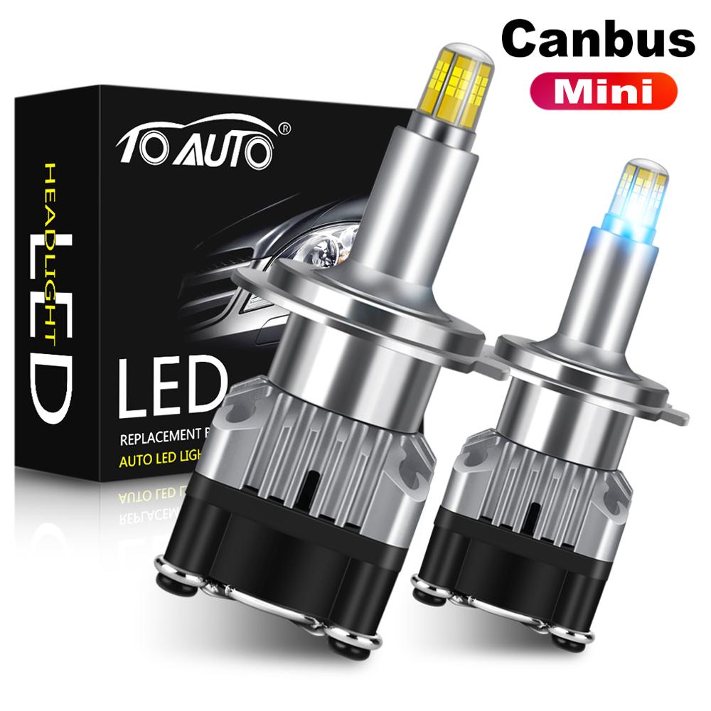Mini Canbus H1 H3 H7 H11 HB3 9005 HB4 9006 Led Lampen Auto Koplamp 360 Graden Verlichting Wit Auto Hoofd lamp Turbo Led Verlichting 12V