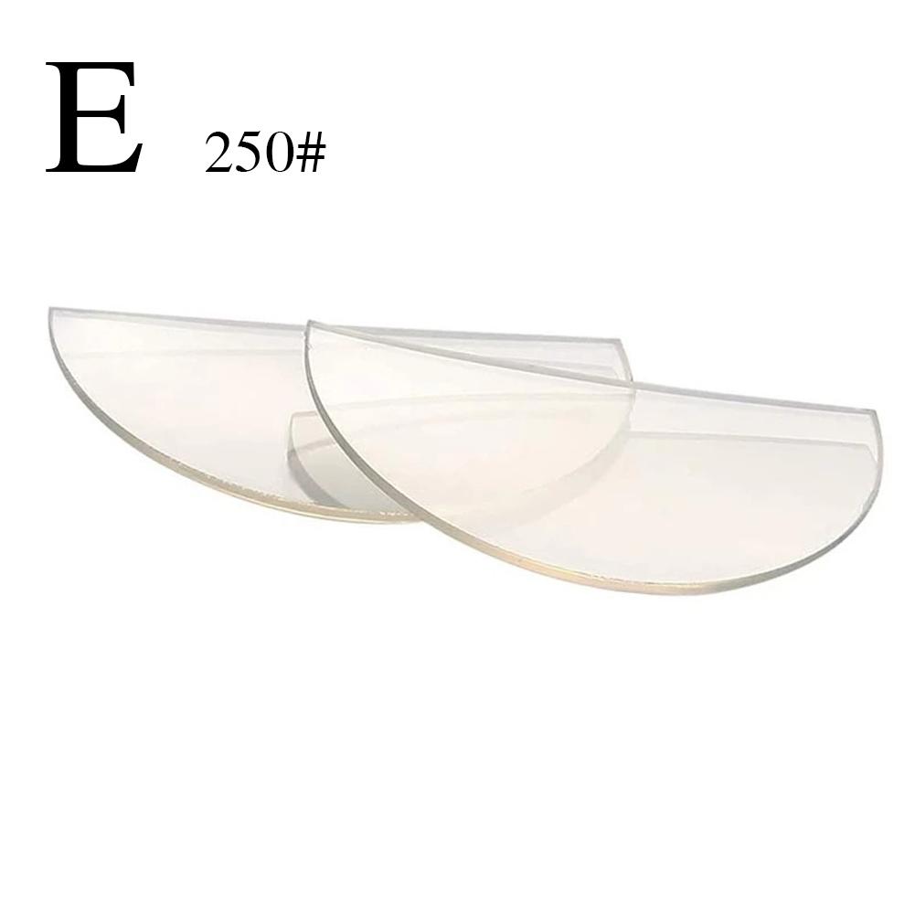 2 Stuks Stick-On Leesbril Lens Vloeibare Siliconen Bifocale Verziend Lenzen Vergroting Bifocale Lenzen +100 Tot +350: GRIJS