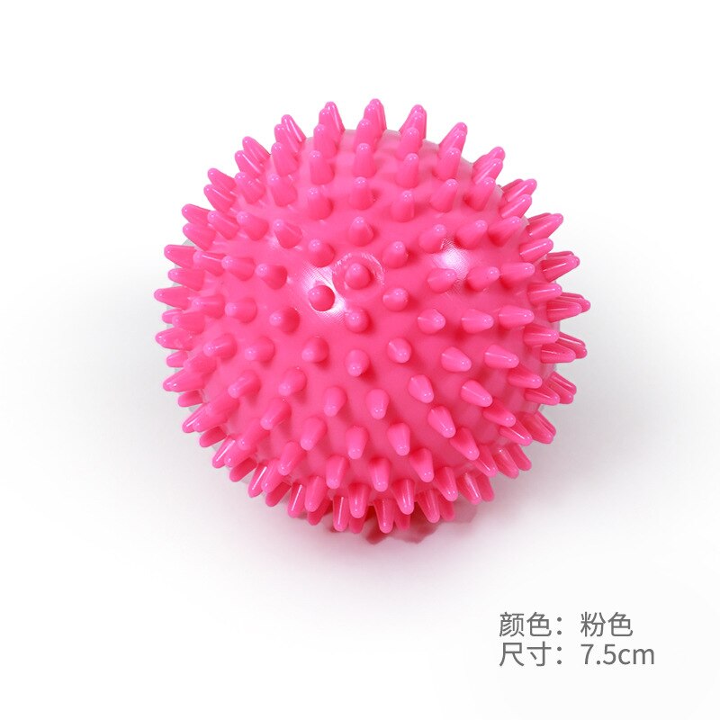 Style Portable Acupuncture Point Massage Ball with Base Relaxing Muscle Massage Ball Rumble Roller Wormwood Ball