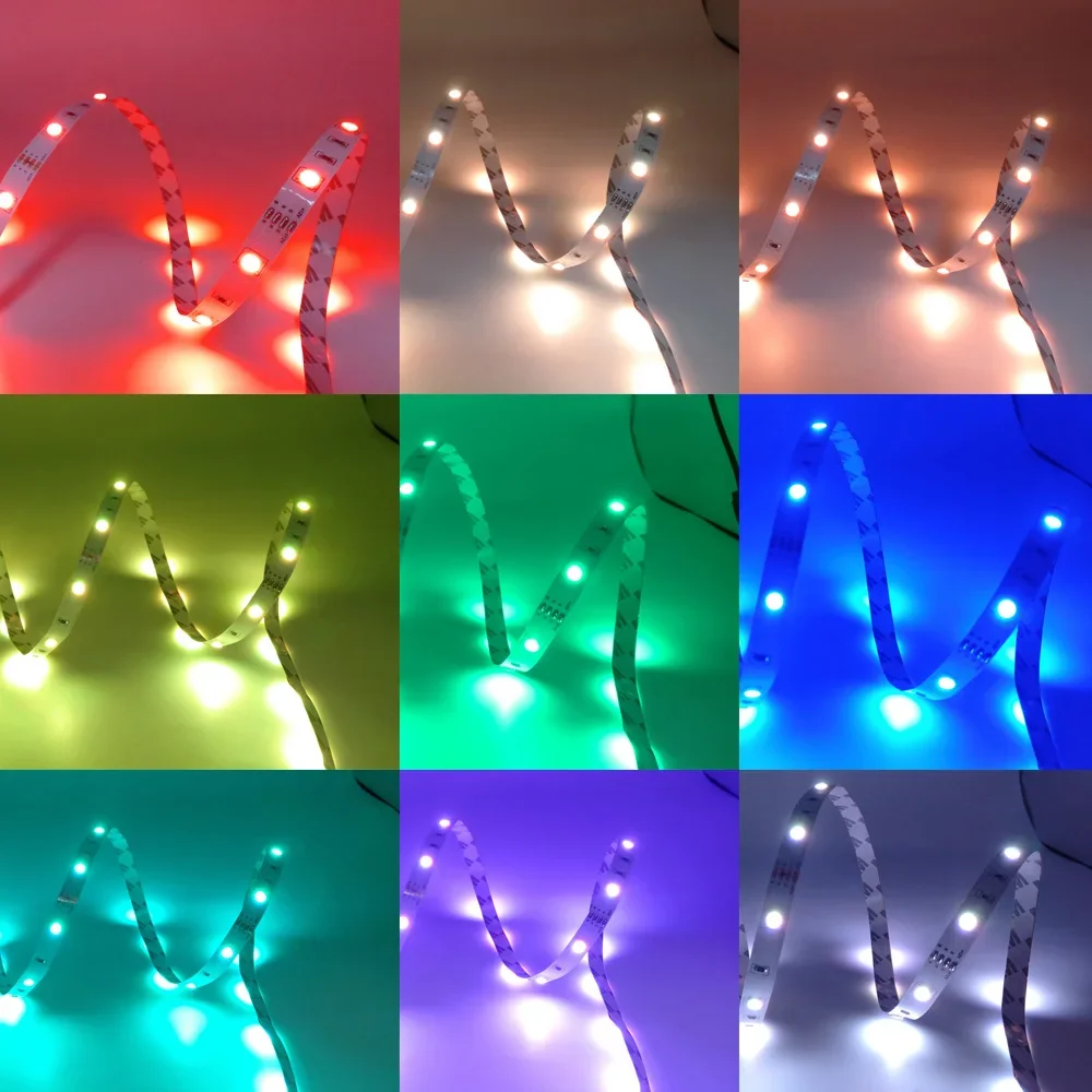 Tira de luces Led Wifi Tuya Smart Life Bluetooth Flexible 5V Usb Rgb cinta de diodo lámpara 5050 pantalla de escritorio Tv retroiluminación decoración de la habitación