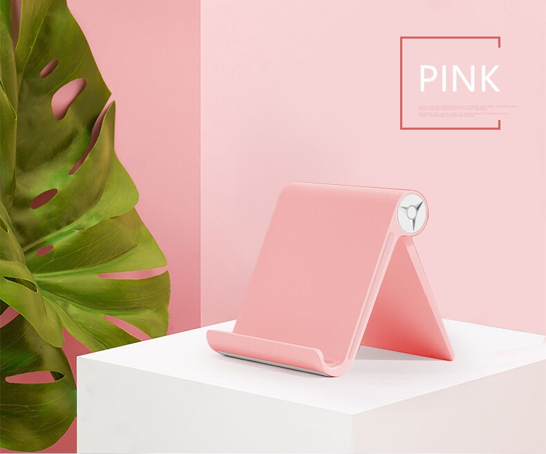 Ugreen Phone Holder Stand Moblie Phone Support For iPhone Xiaomi Samsung Huawei Tablet Holder Desk Cell Phone Holder Stand: PINK PLUS