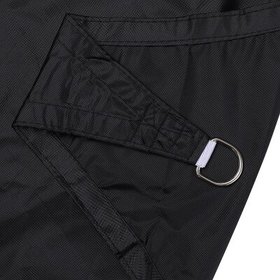 Toldo impermeable para exteriores, refugio triangular Oxford, carpa, toldo, vela de sombra para jardín, Patio, playa, lona de acampada, viaje: Coal Black