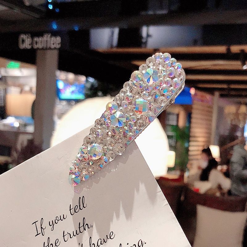 Barrette avec strass en cristal brillant pour femmes, nouvelle , accessoire pour femmes et filles: 12