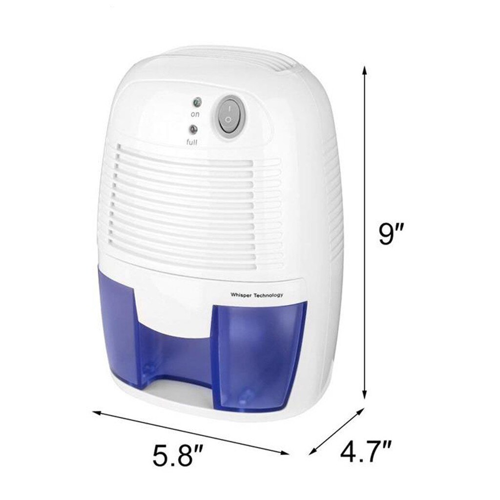 500ml bærbare mini affugter elektrisk lufttørrer til hjemmet badeværelse tørremiddel fugtabsorber lav støj affugter#y #g40