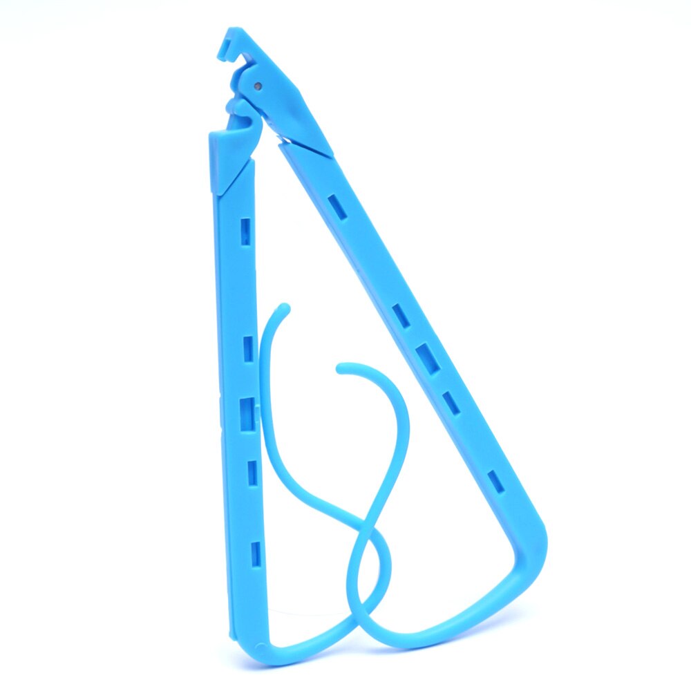 Foldable Bookend Bookshelf &Wire Organizer Lazy People Book Clip Reader Tool Bookend Books Holder School Offices Supplies: blue