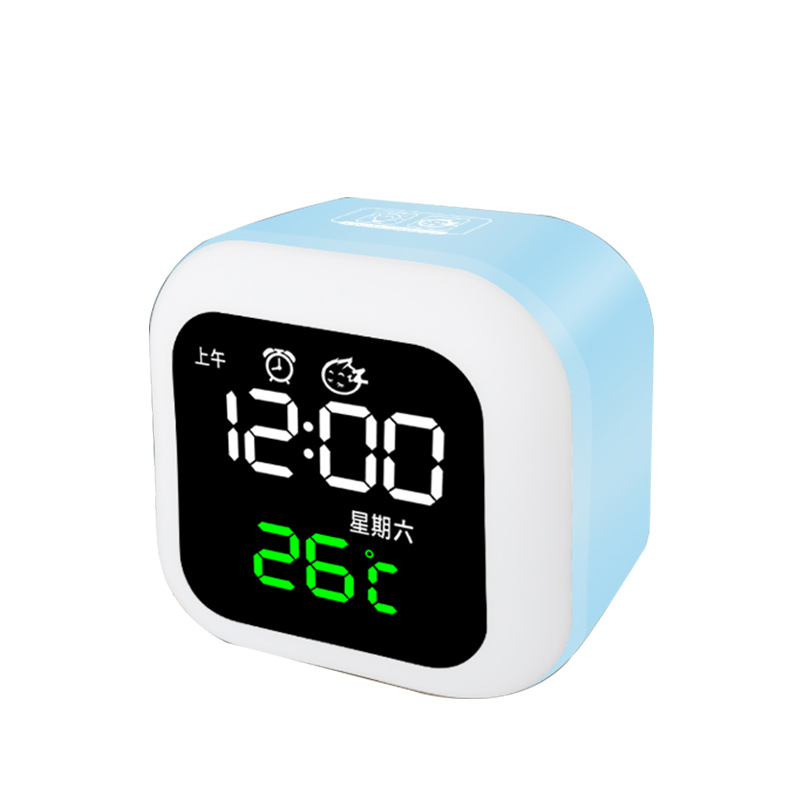 TIMESS Kids Alarm Clock Cute Digital Alarm Clock Kids Bedside Clock Kids Sleep Trainer Wake Up Night Light Electronics
