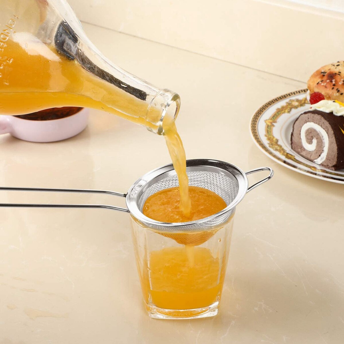 304 Stainless Steel Conical Cocktail Strainer for Beer Juice Coffee Oil Strainers Bar Tools Cocktail Fine Mesh Spoon Strainer