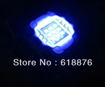 Vierkante actinische hybride 10w koel wit 7000k+ blauw 460nm krachtige led-lamp 10w led-chip