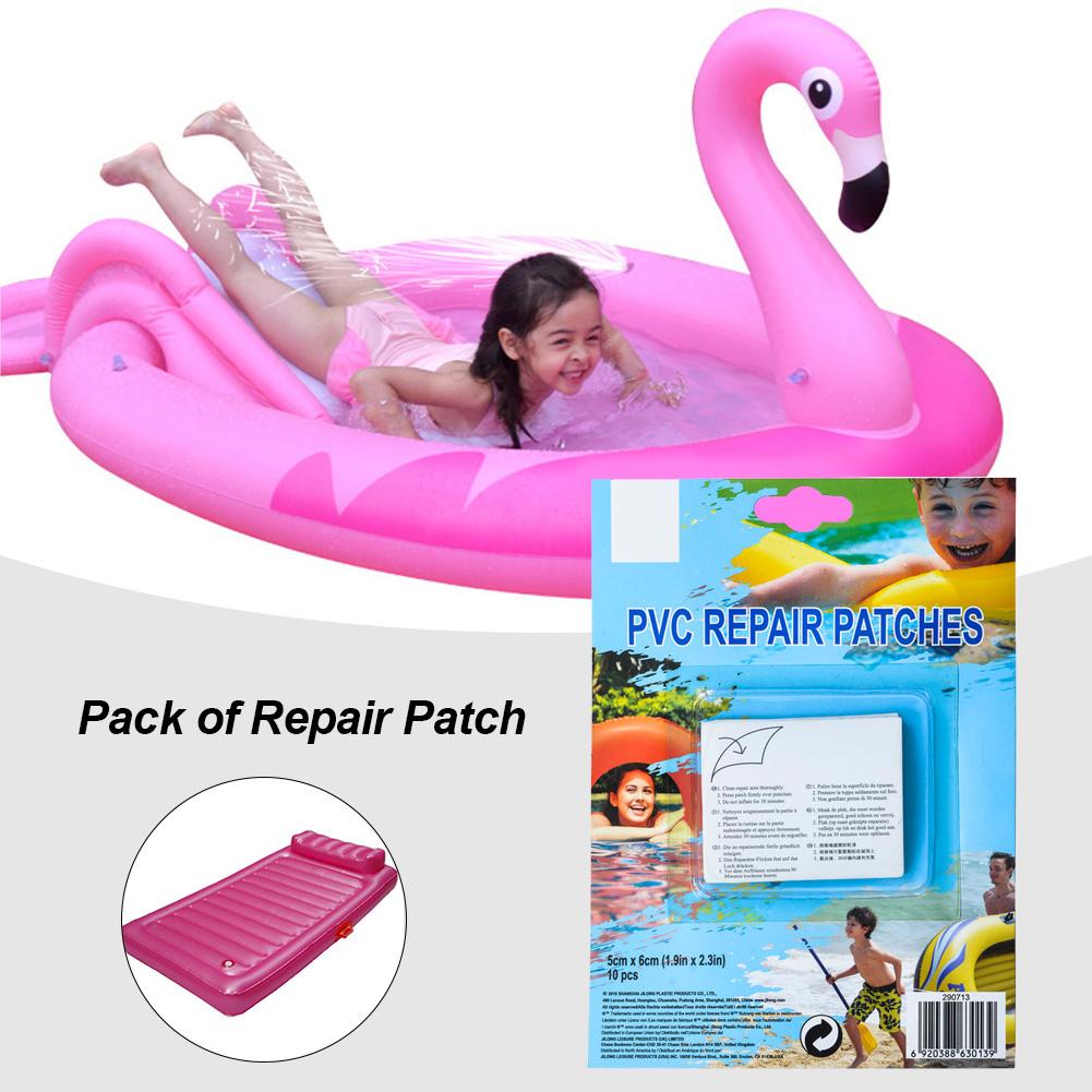 Parche adhesivo de reparación especial para piscina, parche adhesivo de reparación para barcos inflables de PVC, accesorios para piscinas, 10 Uds.