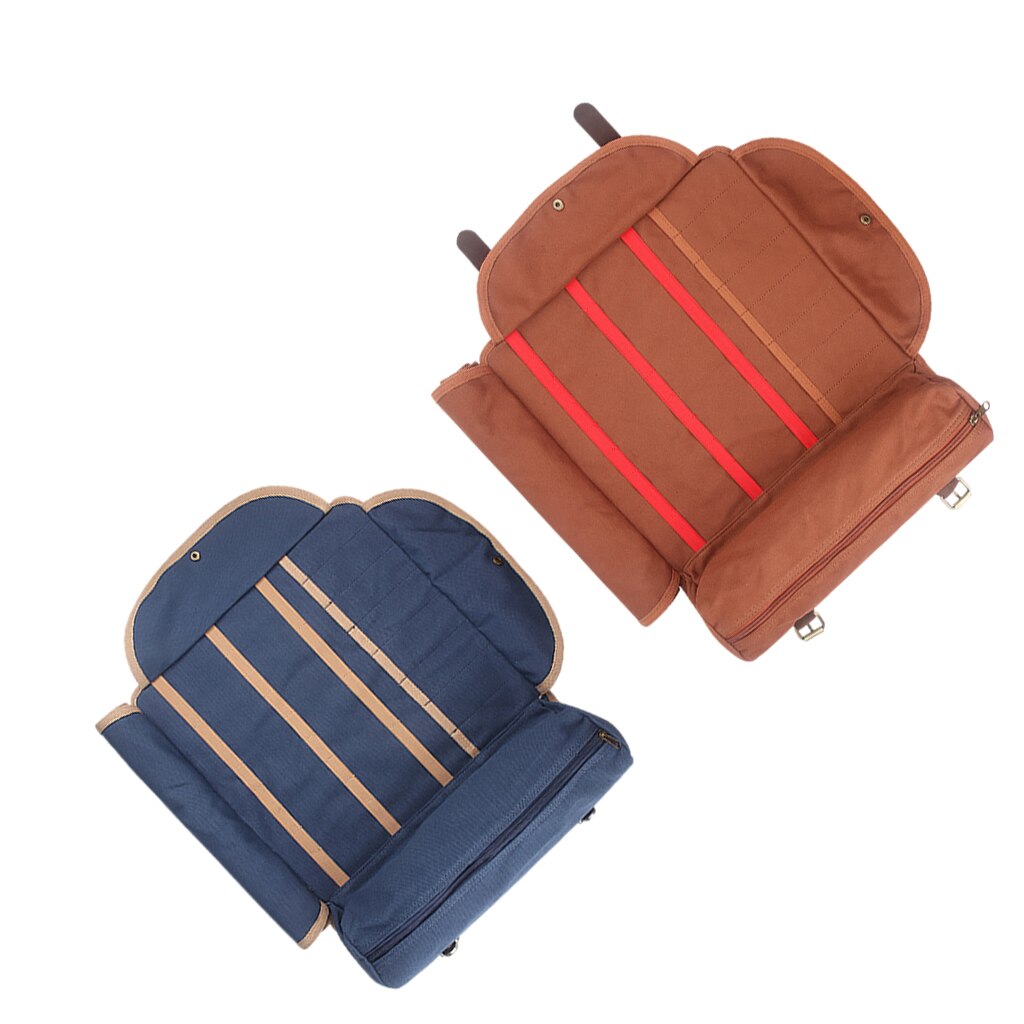 Bar Tool Roll Bag Storage Carry Bag Home Travel Large Capacity Storage Container Bar with Handle Barware Set Storage Bag