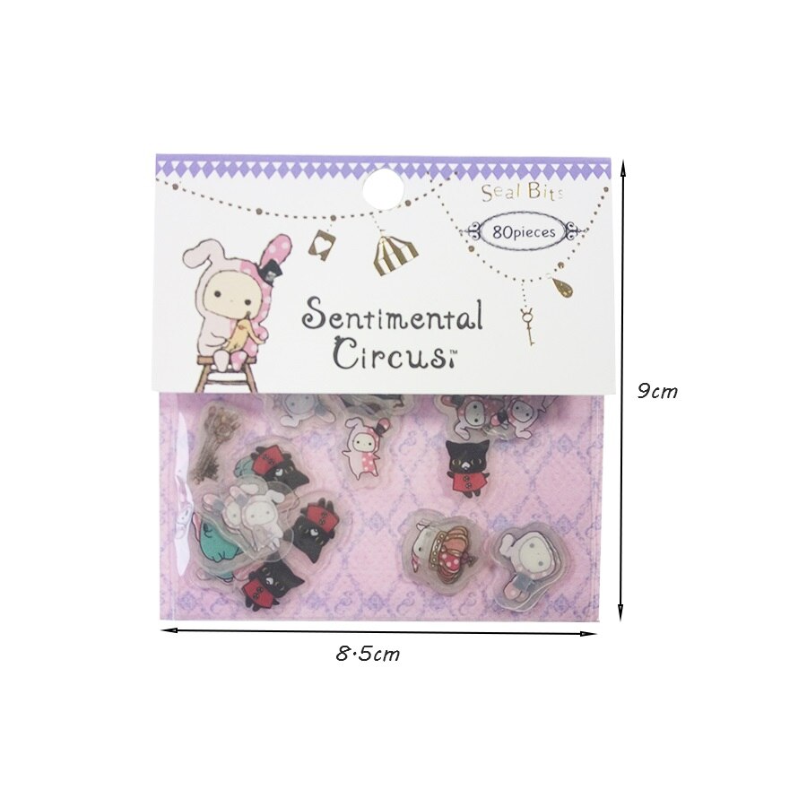 80 Pcs/lot Kawaii Cute Bear Cat Rabbit Sticker DIY Scrapbooking Diary Decorations Sticky Notes Memo Pad Deco Phone Stickers