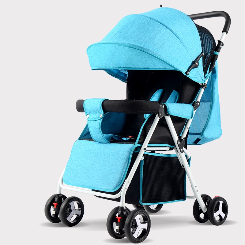 Draagbare Kinderwagen Vouwen Kinderwagen Ultra Lichtgewicht En Handig Kan Sit Lie Baby Eenvoudige Kind Mini Vier Wiel Kar