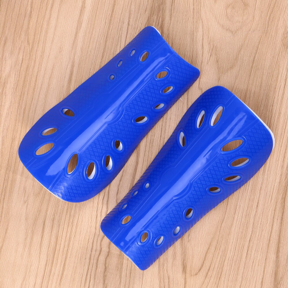 1 par leve respirável adulto bezerro equipamentos de proteção de equipamento de futebol para homem (branco)