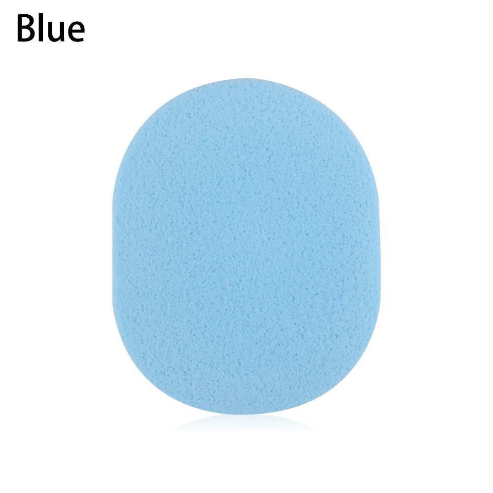 4 colores Natural Konjac Konnyaku cosmético puff facial cara de esponja limpieza profunda cuidado Facial maquillaje facial en polvo Herramientas de limpieza: blue