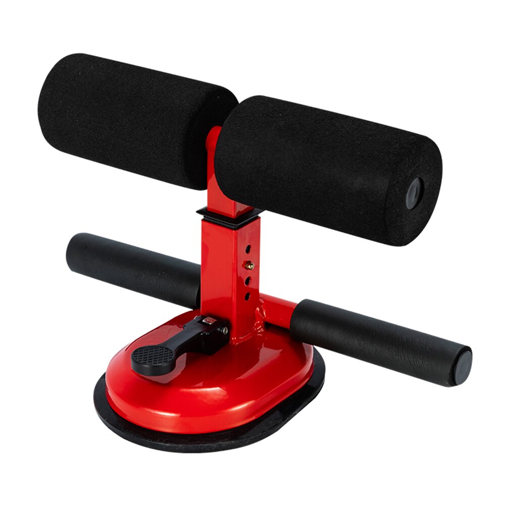 Sit up bar justerbar sug sitt up bar push up magassistent tränare för träning fitness: Röd
