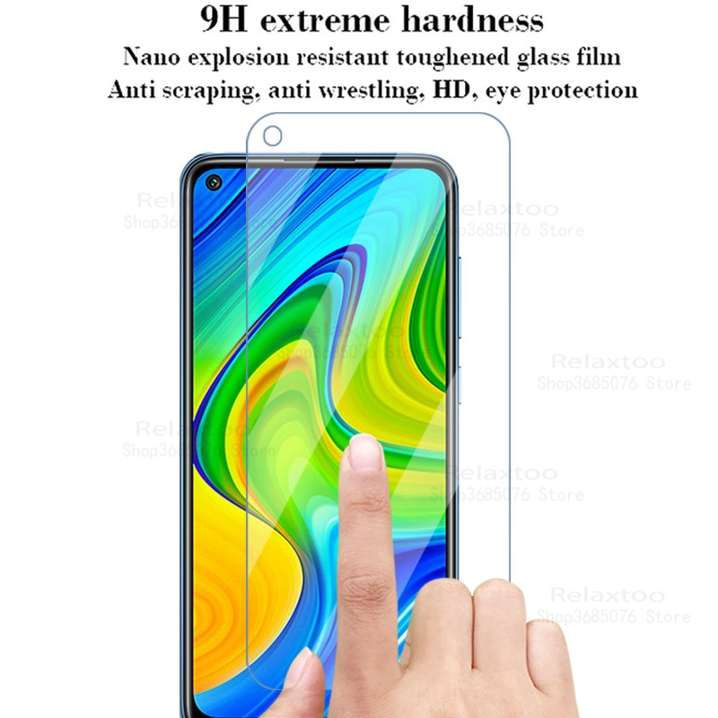 3Pcs redmi note 9 Protective Glass For xiaomi redmi note 9 note9 Light Protection Film For redmi redmy not 9 6.53''Sklo Cover