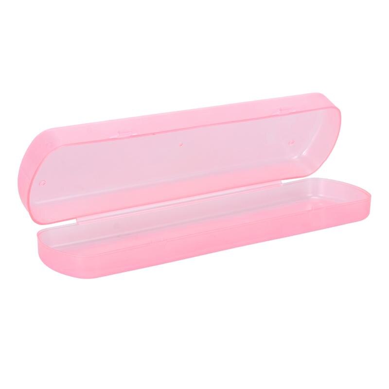 Portable Toothbrush Toothpaste Storage Rectangular Case / Holder / Box For Traveling Camping Storage Box Wash Toothbrush Box: Rose Red