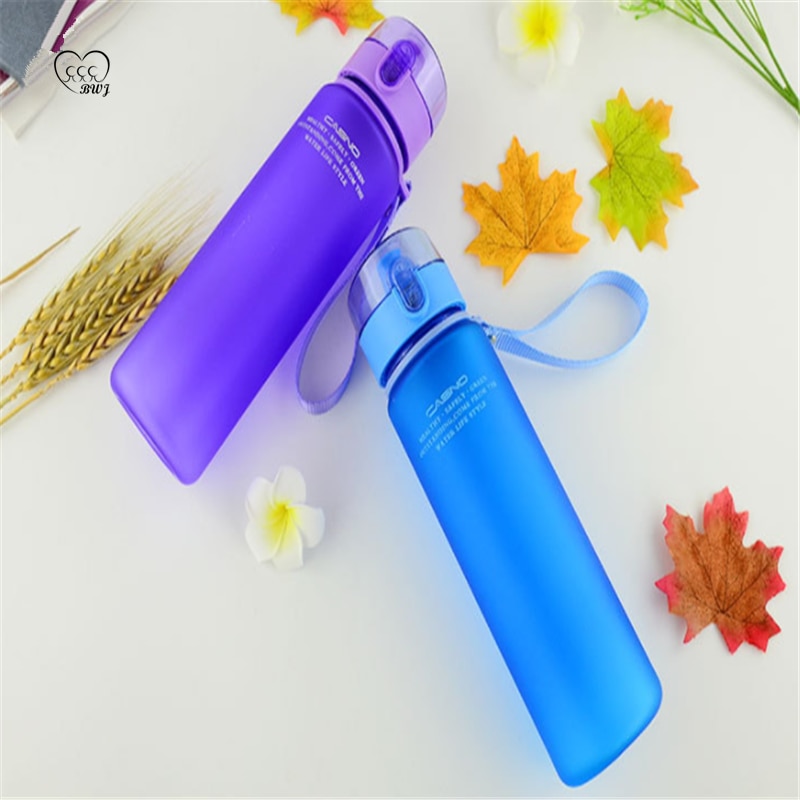 560ml sportwaterflessen vierkant anti-lek mat waterfles keukenaccessoires fles voor water shaker koffiemok .9z