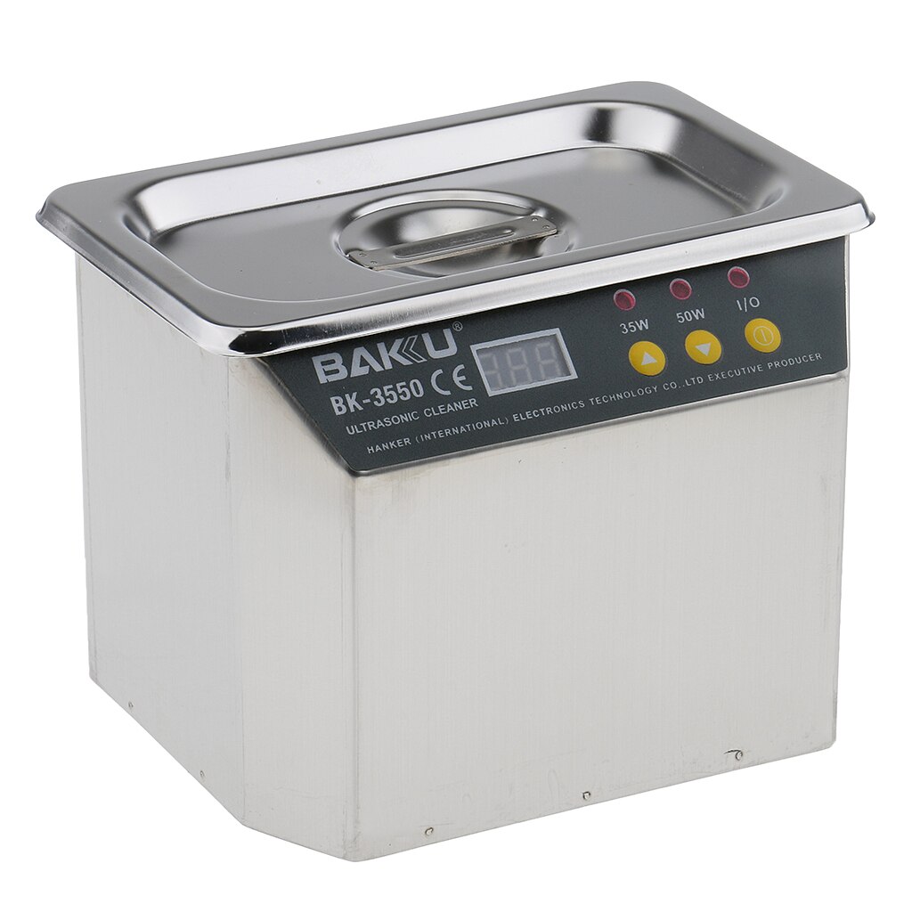 CE Approved Digital Ultrasonic Cleaner Cleaning Machine for Jewelry Watch Denture Electronic Parts - 40KHz 35/50W