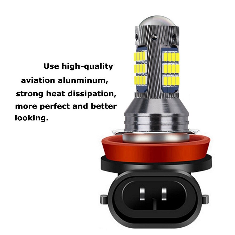 1Pcs H1 H3 H11 H8 9006 HB4 881 880 H27 Led Auto Mistlamp Auto Anti mistlamp Lamp Mistlampen 6000K Wit