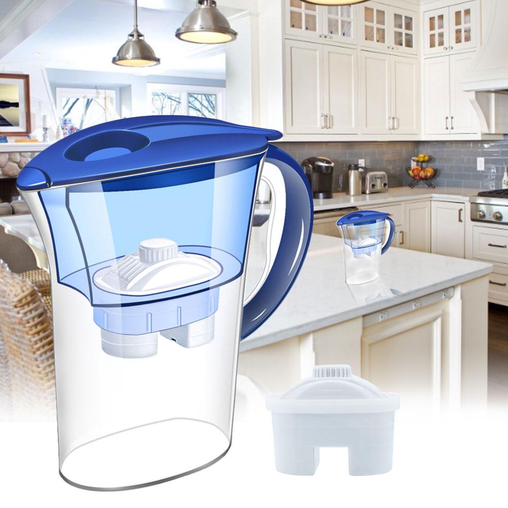 Vattenfilter kanna vattenkokare med påfyllning filterpatron aktivt kol vattenkokare hemmakontor drinkware purifier
