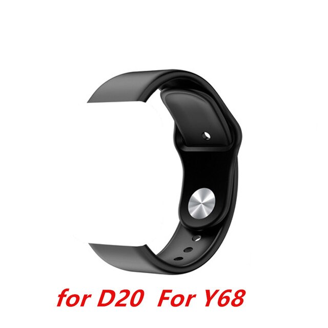 D20 Profi Clever Uhr Y68 Bluetooth Fitness Tracker Sport Uhr Herz Bewertung Monitor Blutdruck Clever Armbinde für Android IOS: Gurt